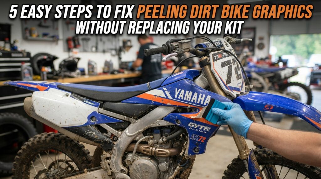 5 Easy Steps to Fix Peeling Dirt Bike Graphics Without Replacing Your Kit