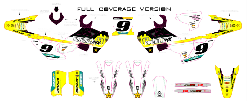 Husqvarna custom motocross graphics design HUS25-20