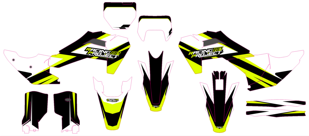 Husqvarna custom motocross graphics design HUS25-41