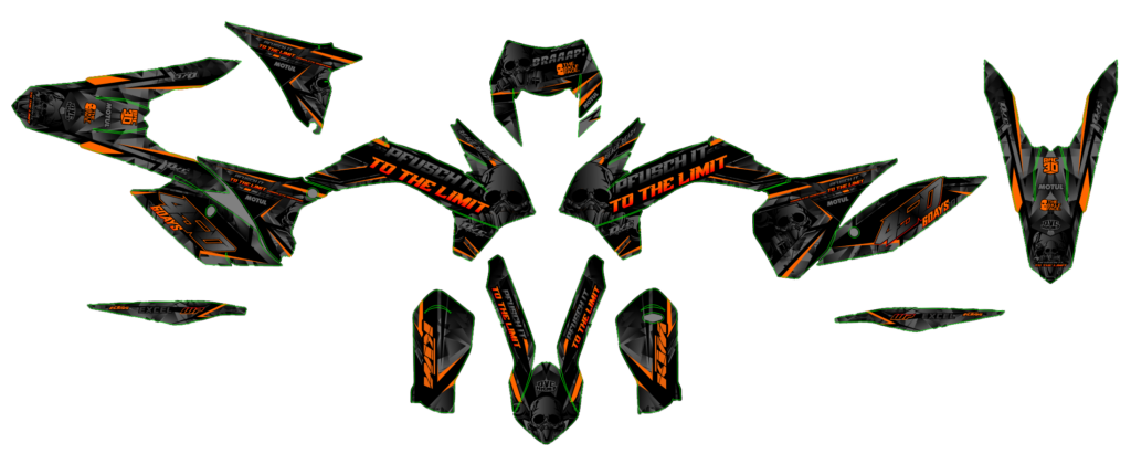 KTM custom motocross graphics design KTM25-104