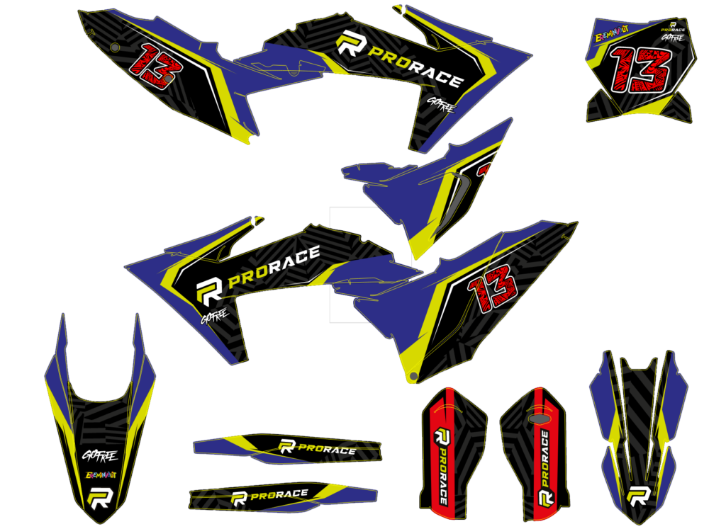 KTM custom motocross graphics design KTM25-111