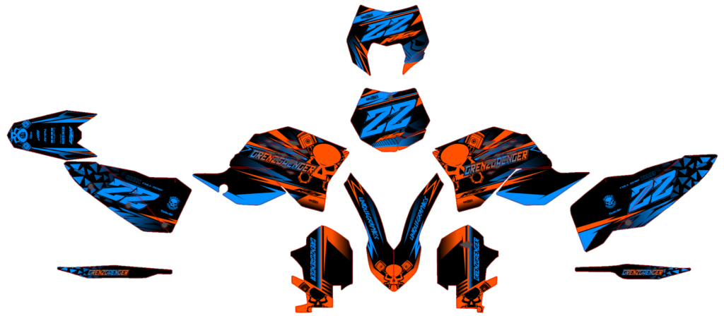 KTM custom motocross graphics design KTM25-116