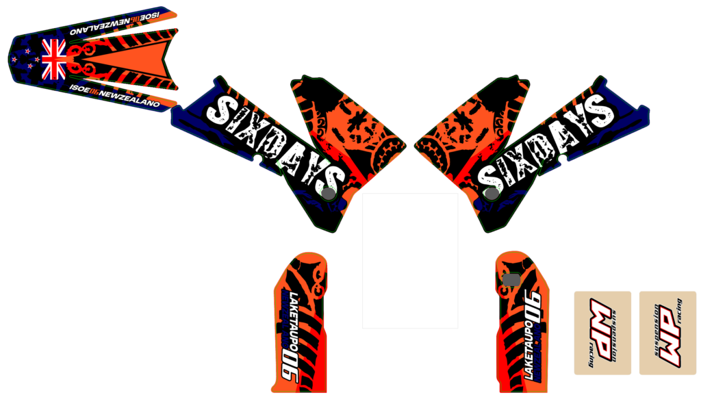 KTM custom motocross graphics design KTM25-130