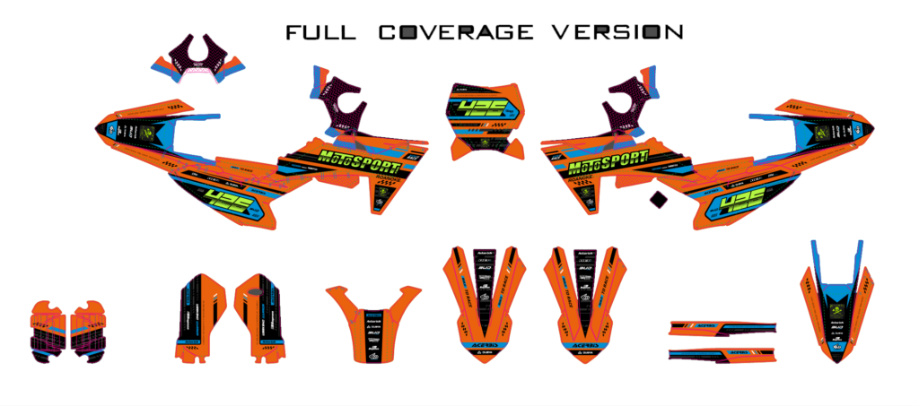 KTM custom motocross graphics design KTM25-136