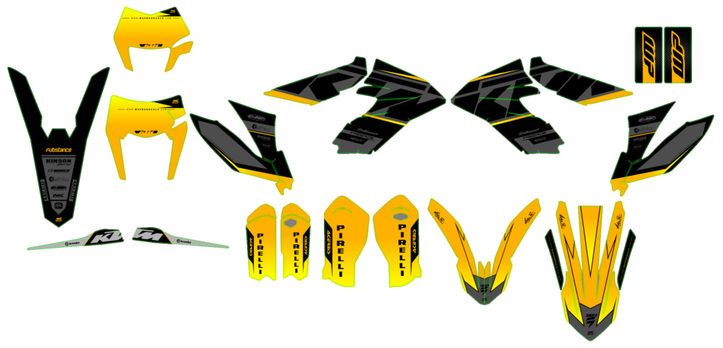 KTM custom motocross graphics design KTM25-144