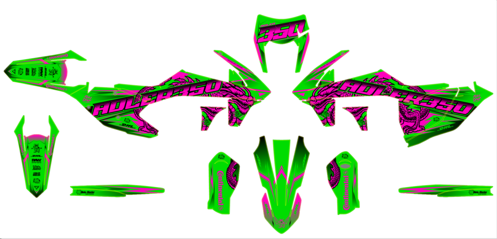 KTM custom motocross graphics design KTM25-146