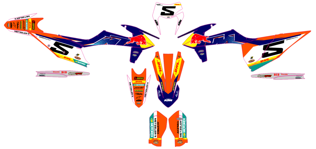 KTM custom motocross graphics design KTM25-170