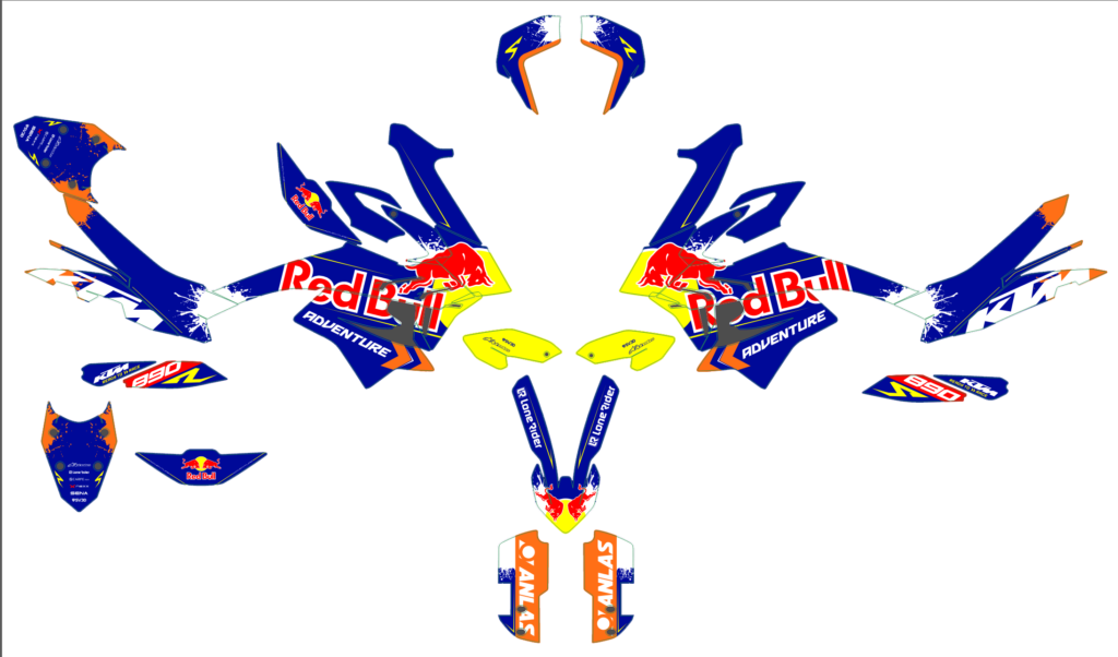 KTM custom motocross graphics design KTM25-185