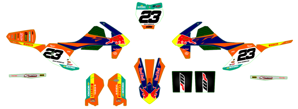 KTM custom motocross graphics design KTM25-190
