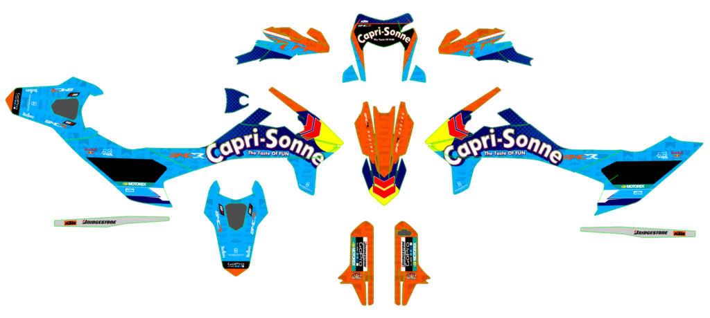 KTM custom motocross graphics design KTM25-192