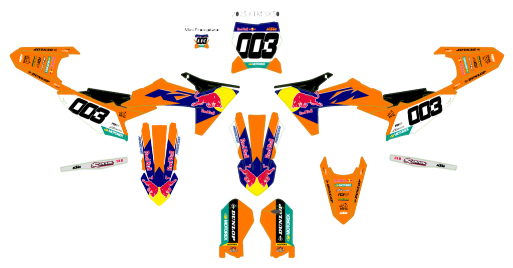 KTM custom motocross graphics design KTM25-20-1