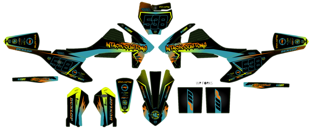 KTM custom motocross graphics design KTM25-203