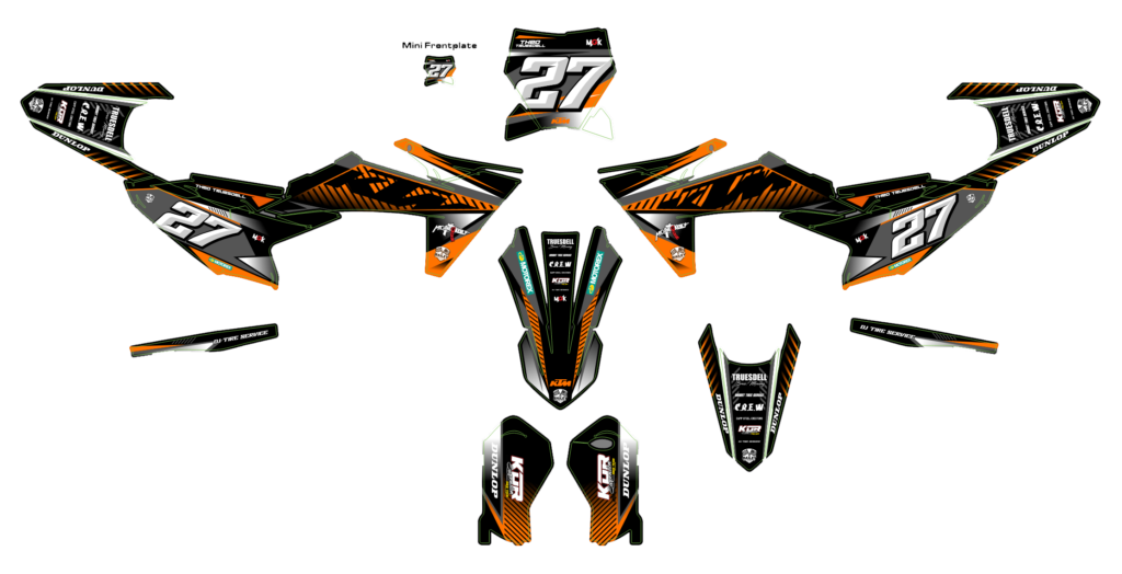 KTM custom motocross graphics design KTM25-213