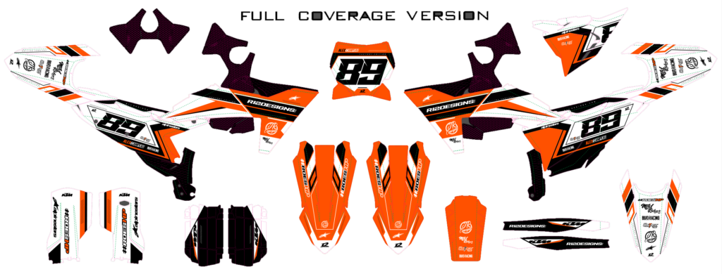 KTM custom motocross graphics design KTM25-225