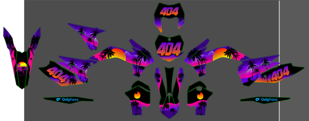 KTM custom motocross graphics design KTM25-226