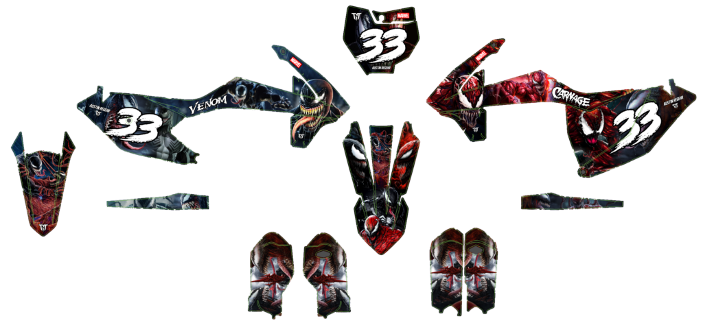 KTM custom motocross graphics design KTM25-227