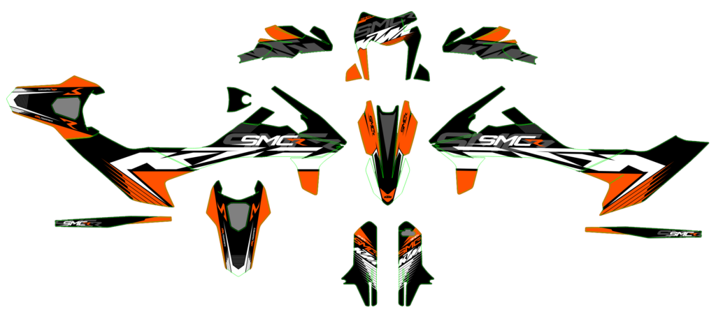 KTM custom motocross graphics design KTM25-230