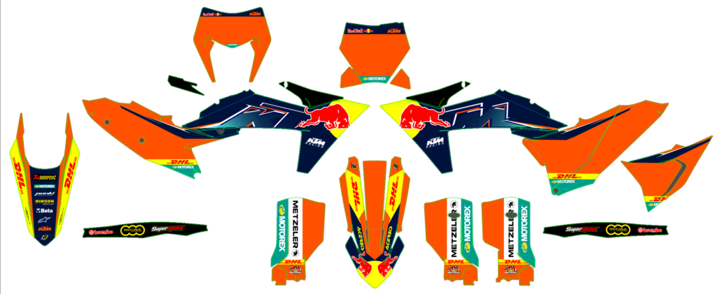 KTM custom motocross graphics design KTM25-231