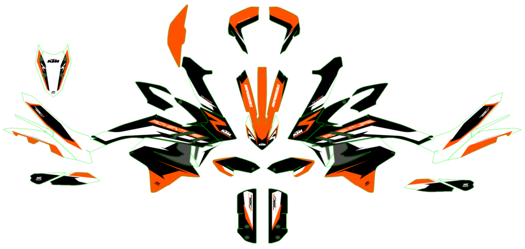 KTM custom motocross graphics design KTM25-237