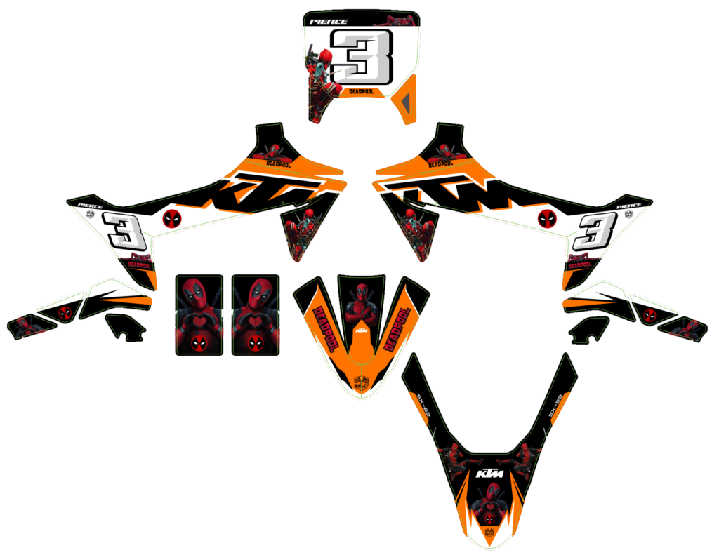 KTM custom motocross graphics design KTM25-240