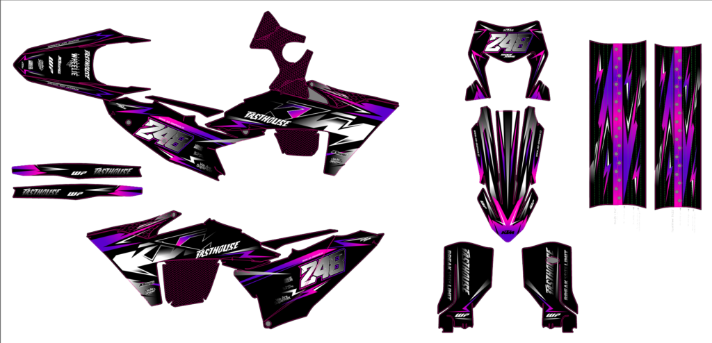 KTM custom motocross graphics design KTM25-25