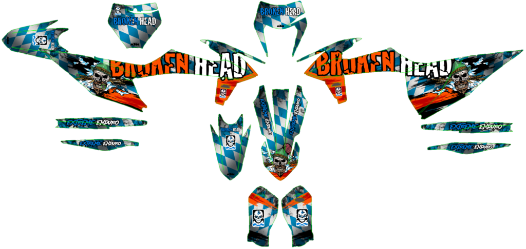 KTM custom motocross graphics design KTM25-253