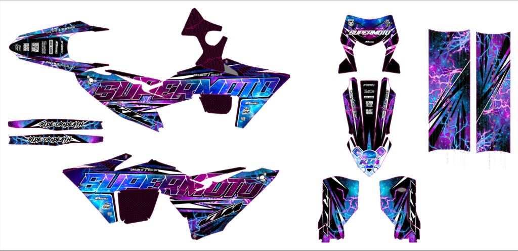 KTM custom motocross graphics design KTM25-26