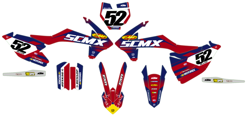 KTM custom motocross graphics design KTM25-260