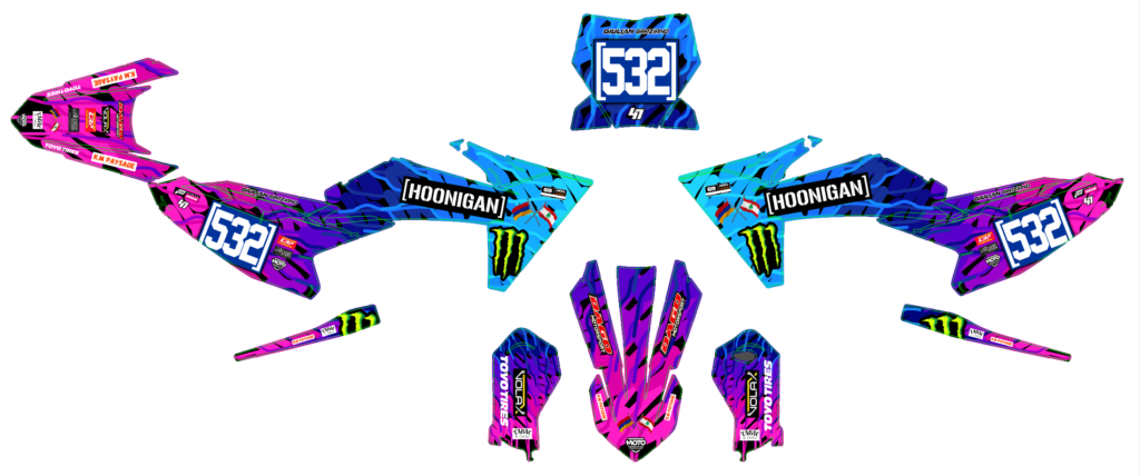 KTM custom motocross graphics design KTM25-269