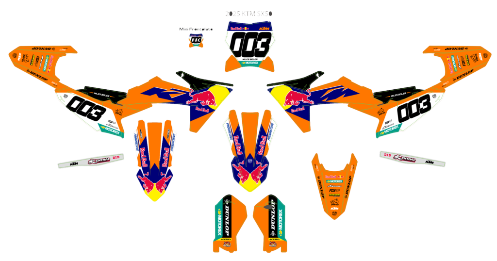 KTM custom motocross graphics design KTM25-275