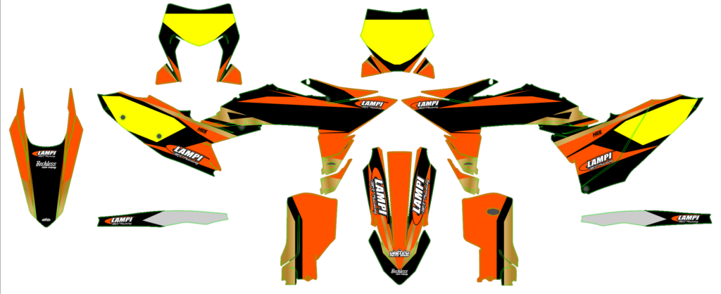 KTM custom motocross graphics design KTM25-32