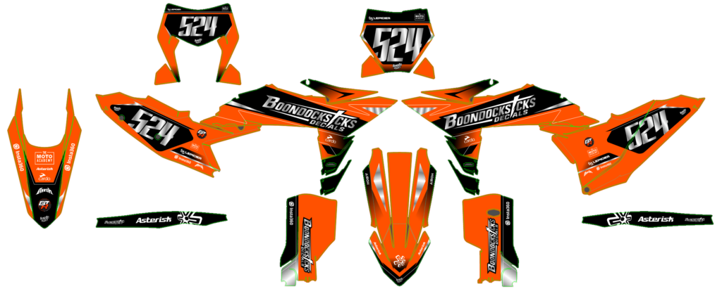 KTM custom motocross graphics design KTM25-35