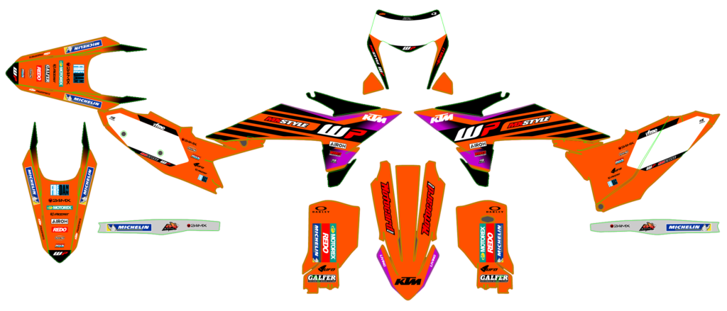 KTM custom motocross graphics design KTM25-36