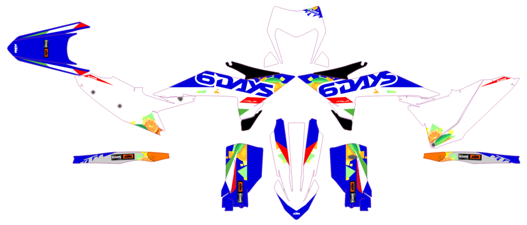 KTM custom motocross graphics design KTM25-38