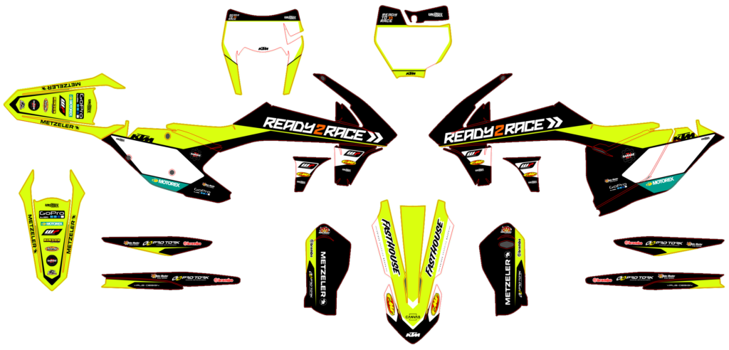 KTM custom motocross graphics design KTM25-46