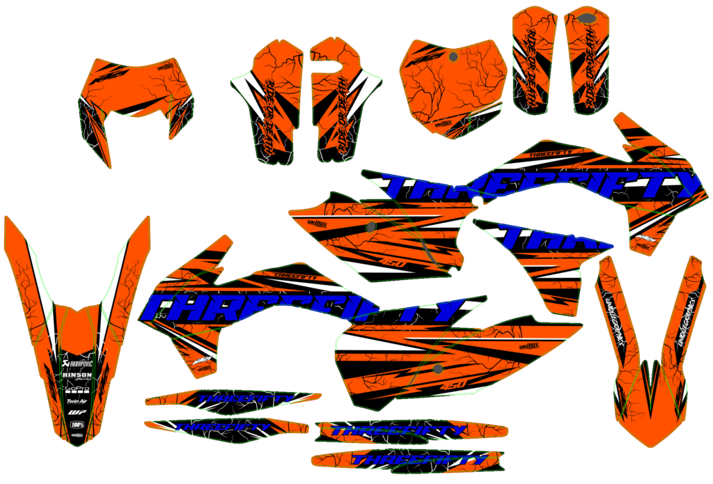 KTM custom motocross graphics design KTM25-55