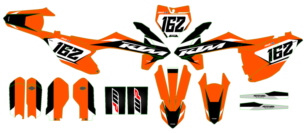 KTM custom motocross graphics design KTM25-83