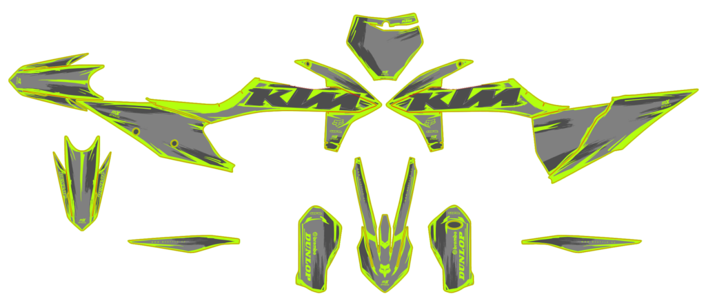 KTM custom motocross graphics design KTM25-90