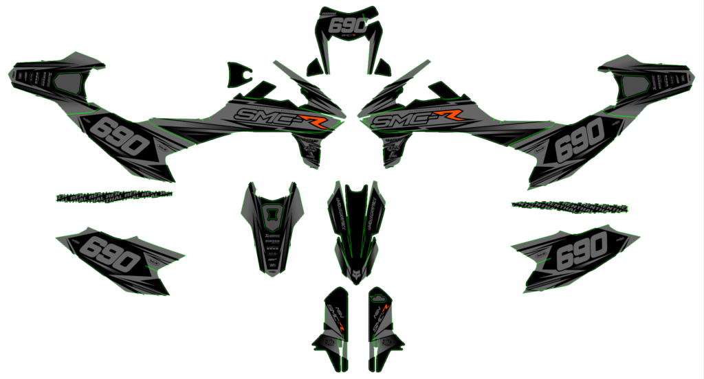 KTM custom motocross graphics design KTM25-92