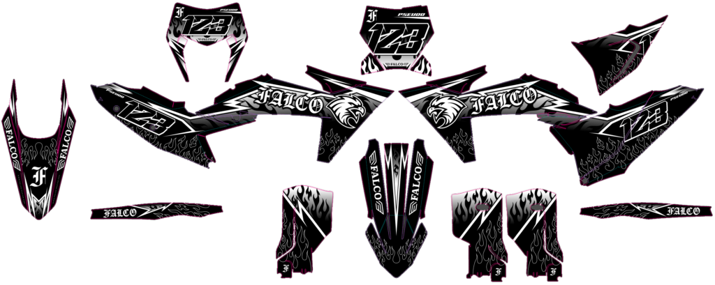 KTM custom motocross graphics design KTM25-93