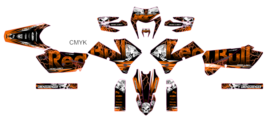 KTM custom motocross graphics design KTM25-97