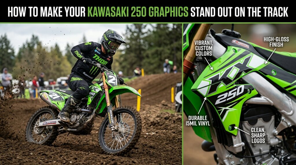 How to Make Your Kawasaki 250 Graphics Stand Out on the Track