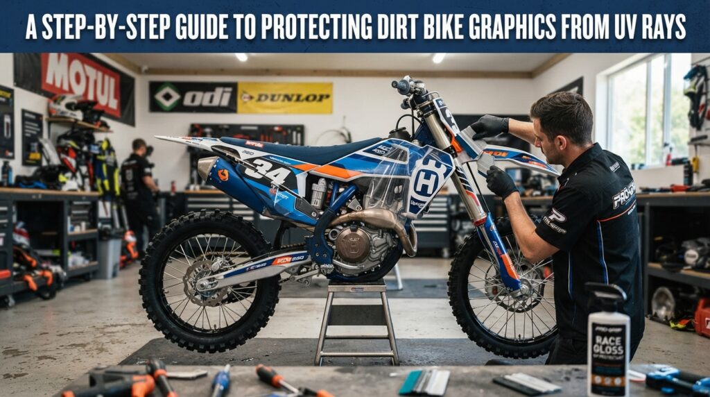 A Step-by-Step Guide to Protecting Dirt Bike Graphics From UV Rays