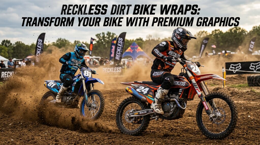 Boondocks Decals Reckless Dirt Bike Wraps: Transform Your Bike with Premium Graphics