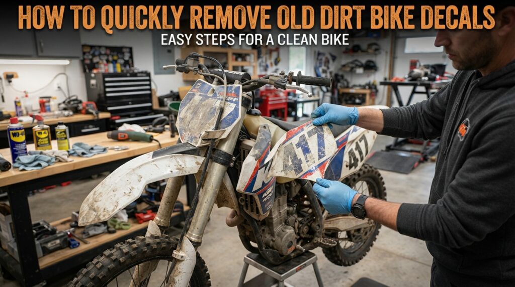 How to Quickly Remove Old Dirt Bike Decals: Easy Steps for a Clean Bike