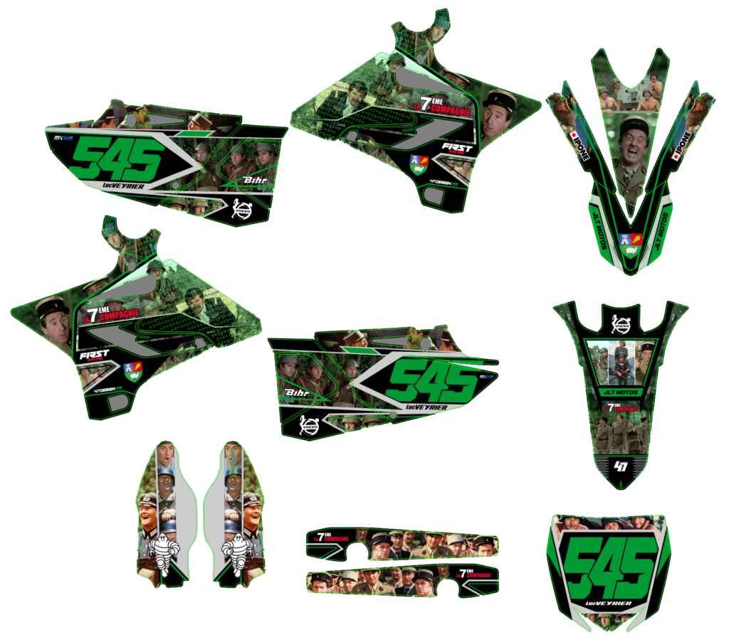Yamaha custom motocross graphics design YAMAHA25-110