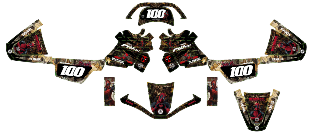 Yamaha custom motocross graphics design YAMAHA25-138