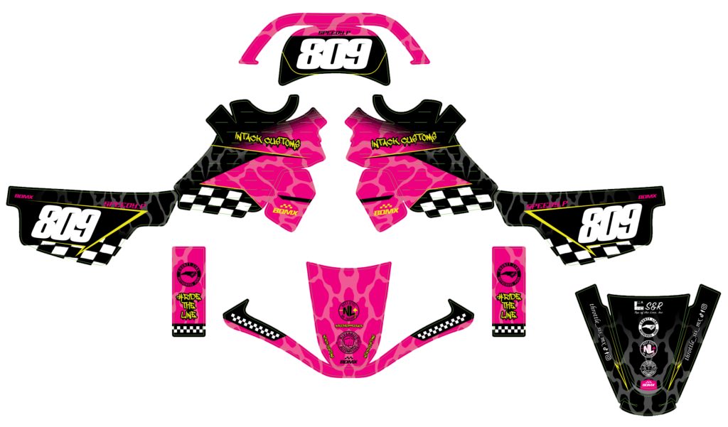 Yamaha custom motocross graphics design YAMAHA25-156