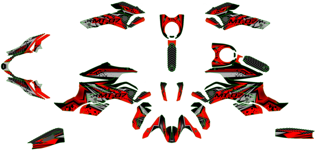 Yamaha custom motocross graphics design YAMAHA25-165