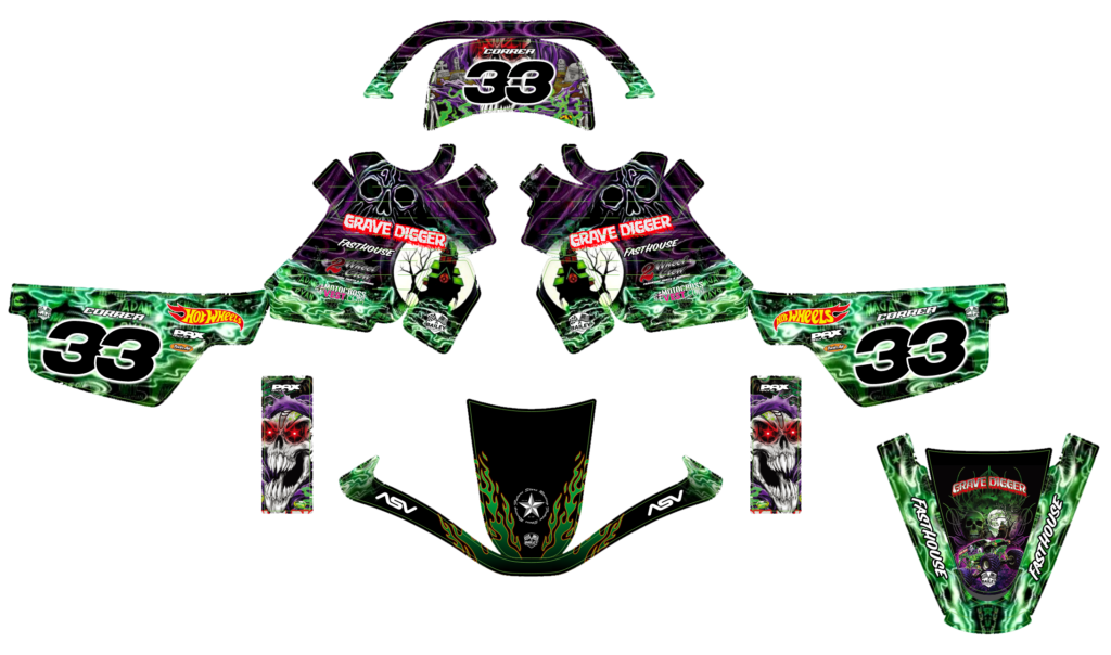 Yamaha custom motocross graphics design YAMAHA25-169